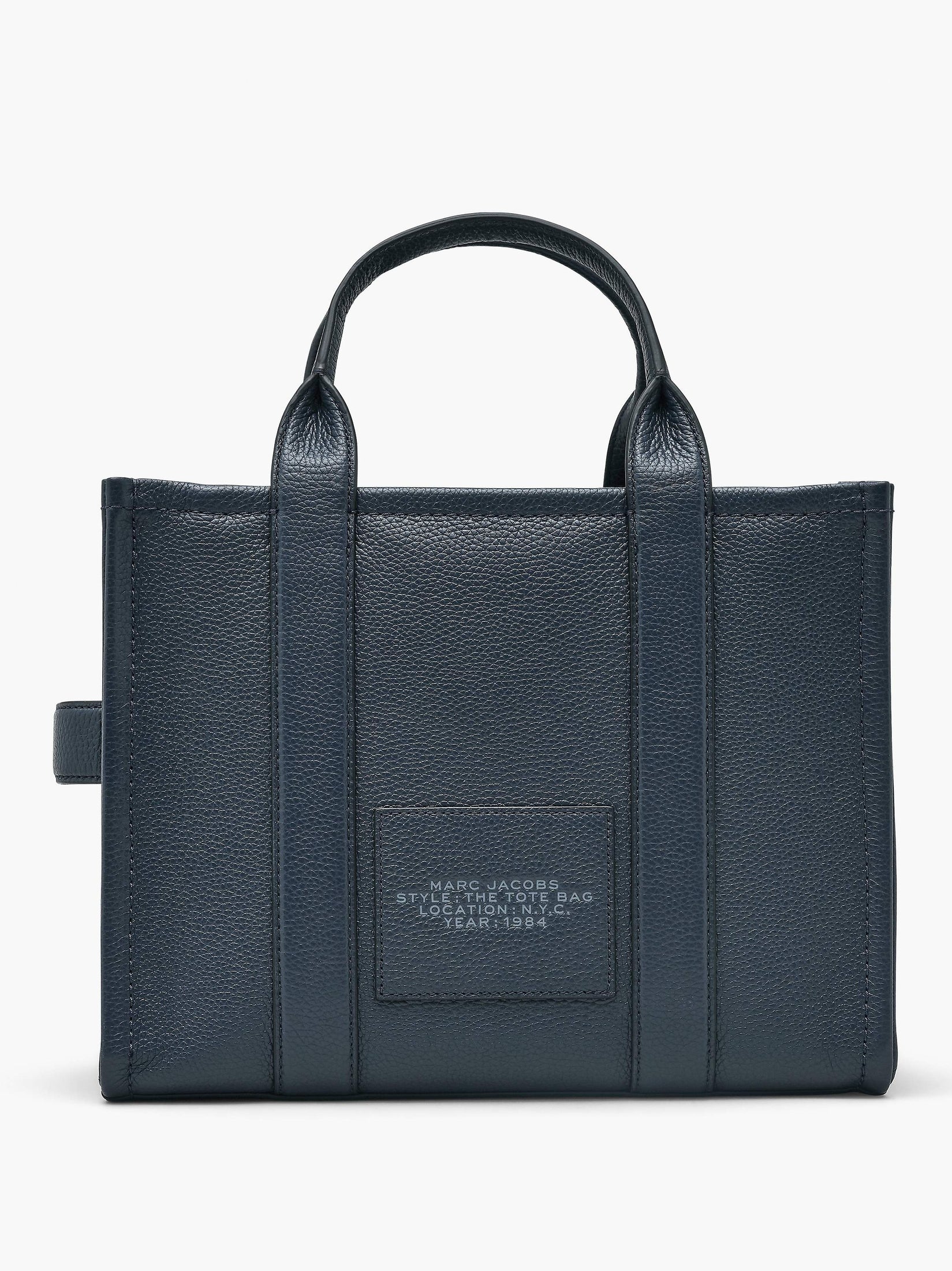 The leather medium tote bag
