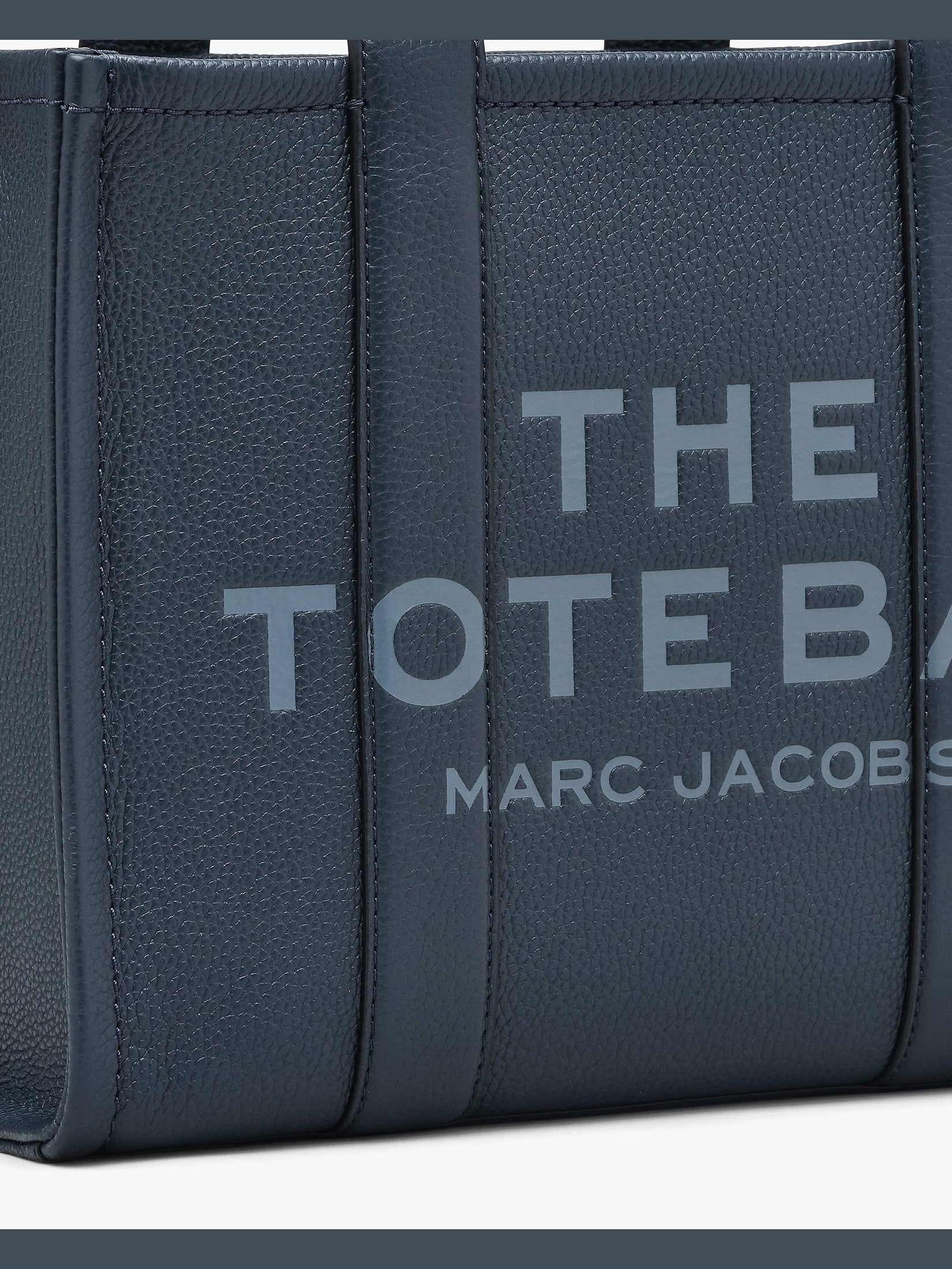 The leather medium tote bag