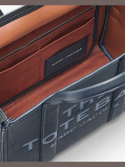 The leather medium tote bag