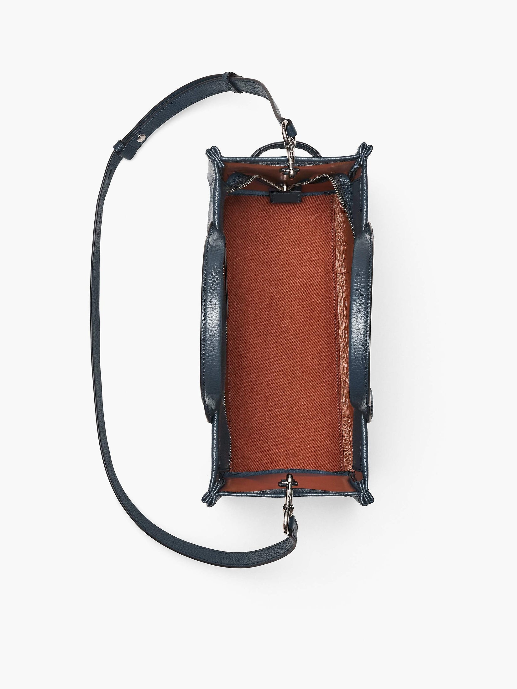 The leather medium tote bag