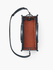 The leather medium tote bag