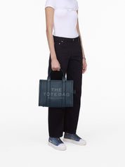 The leather medium tote bag