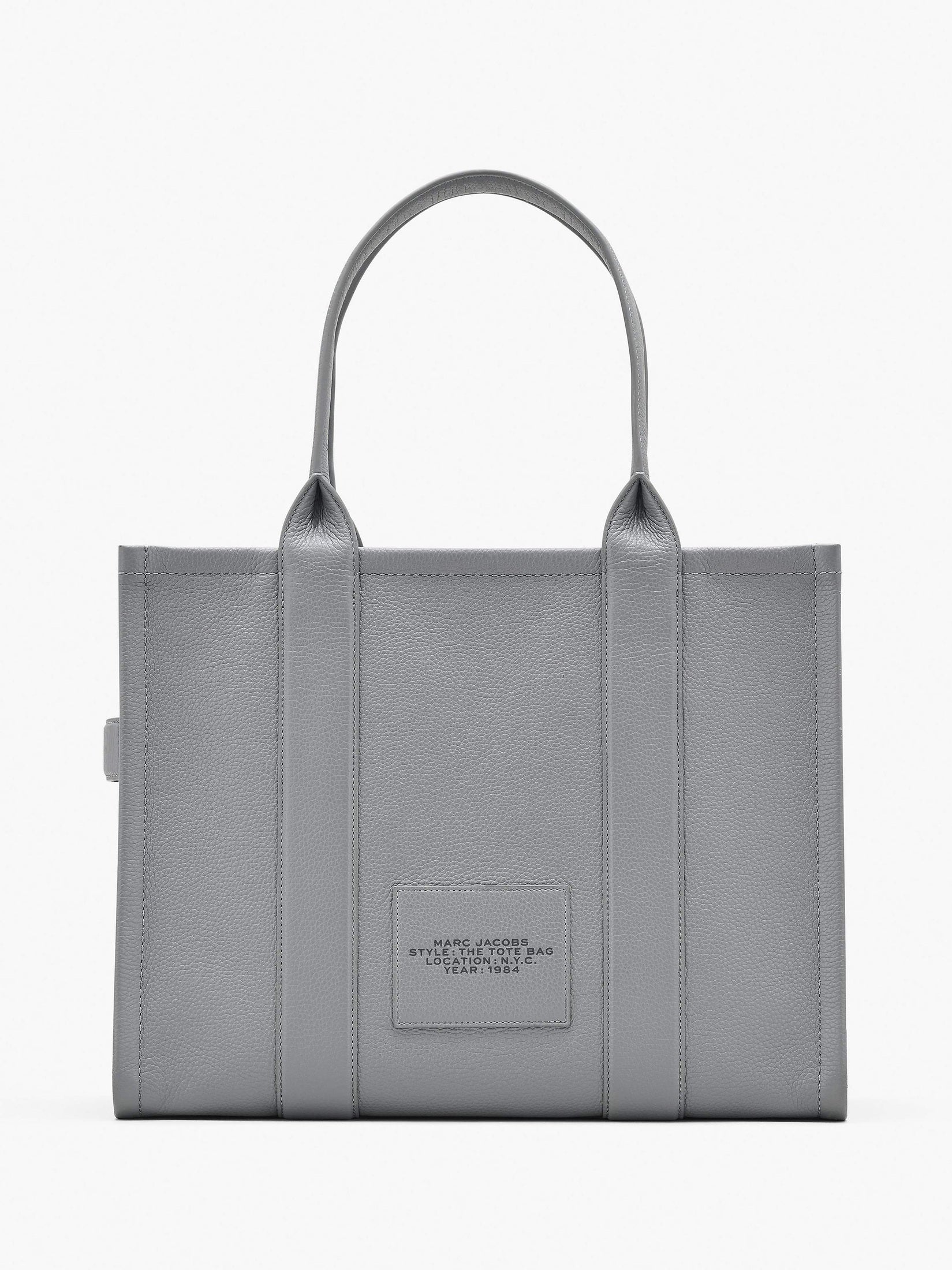 The leather large tote bag