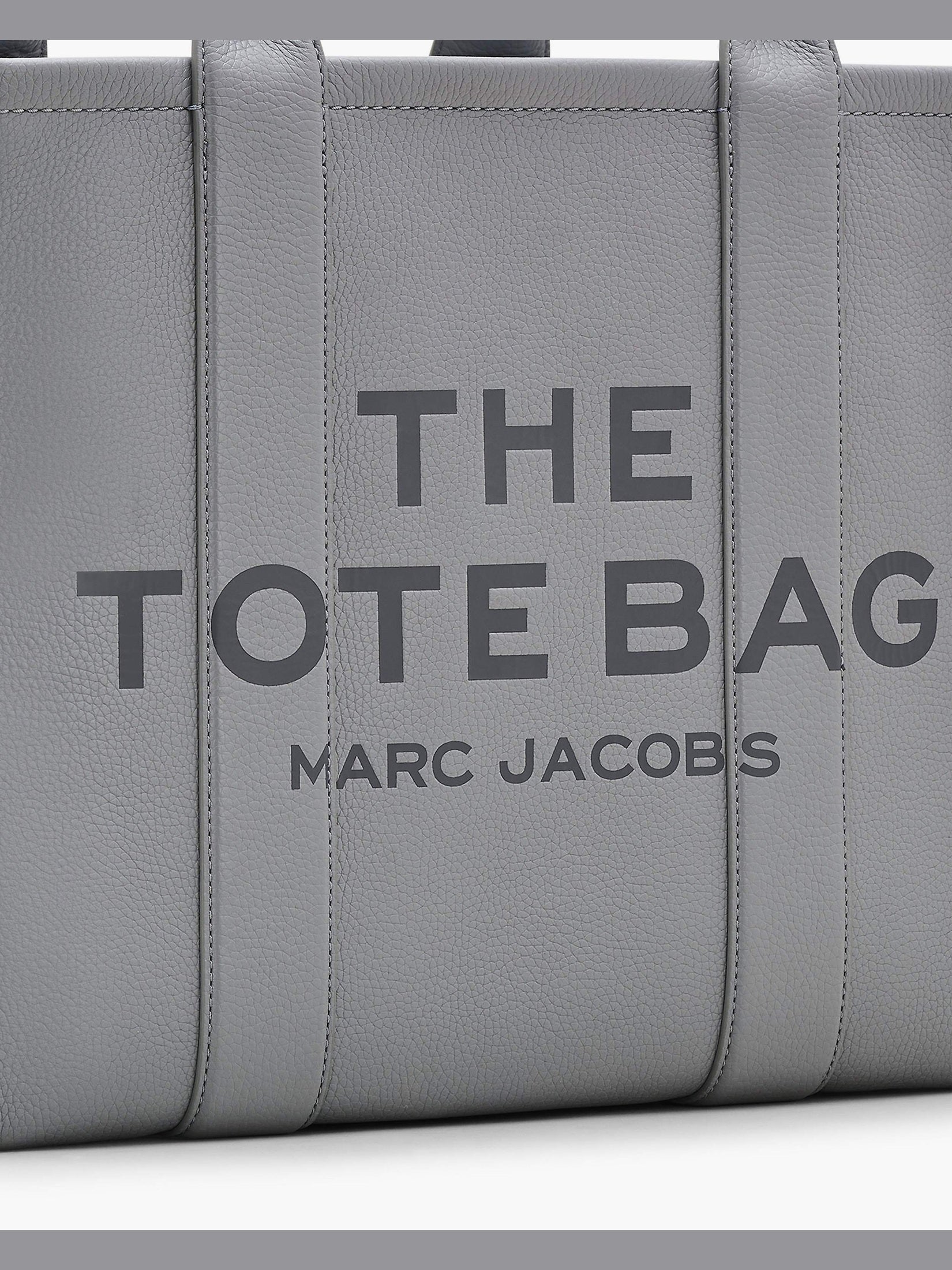 The leather large tote bag
