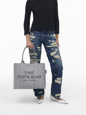 The leather large tote bag