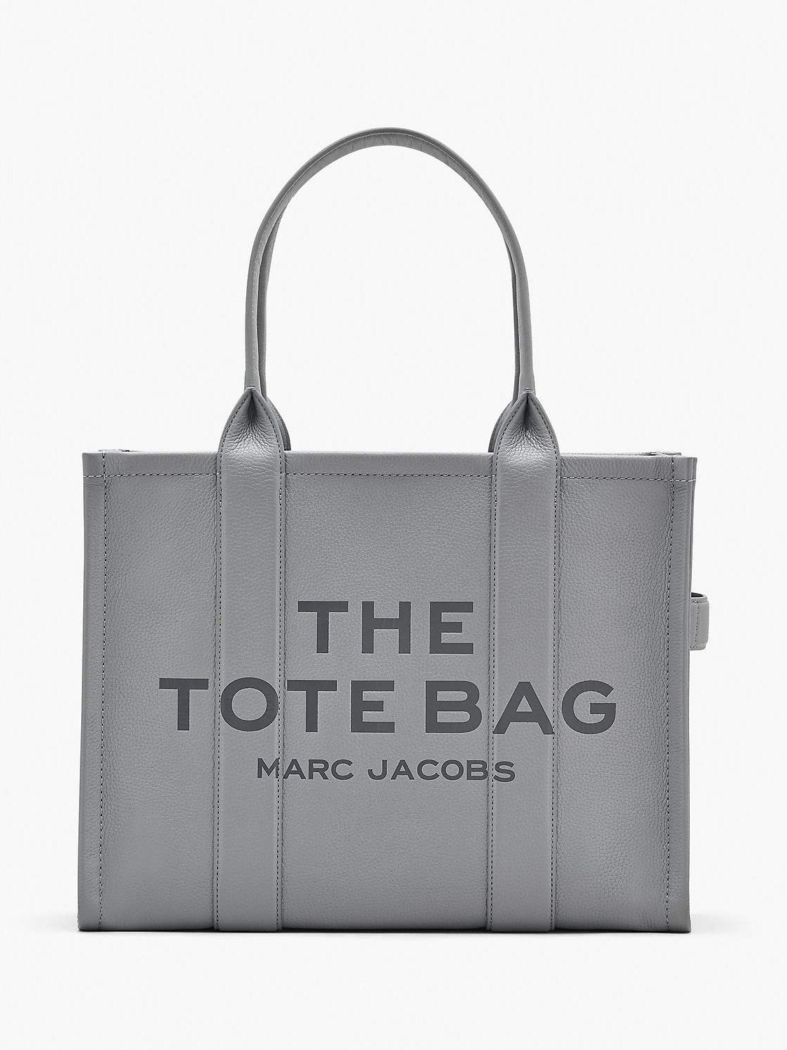 The leather large tote bag