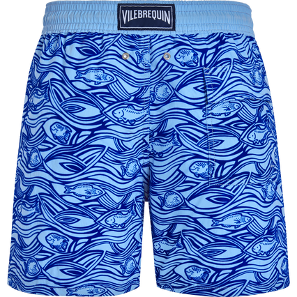 Men Swim Shorts Flocked Aquarium