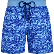 Men Swim Shorts Flocked Aquarium