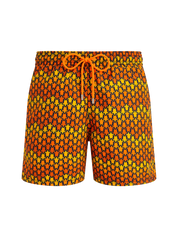 Men swim shorts herringbones turtles
