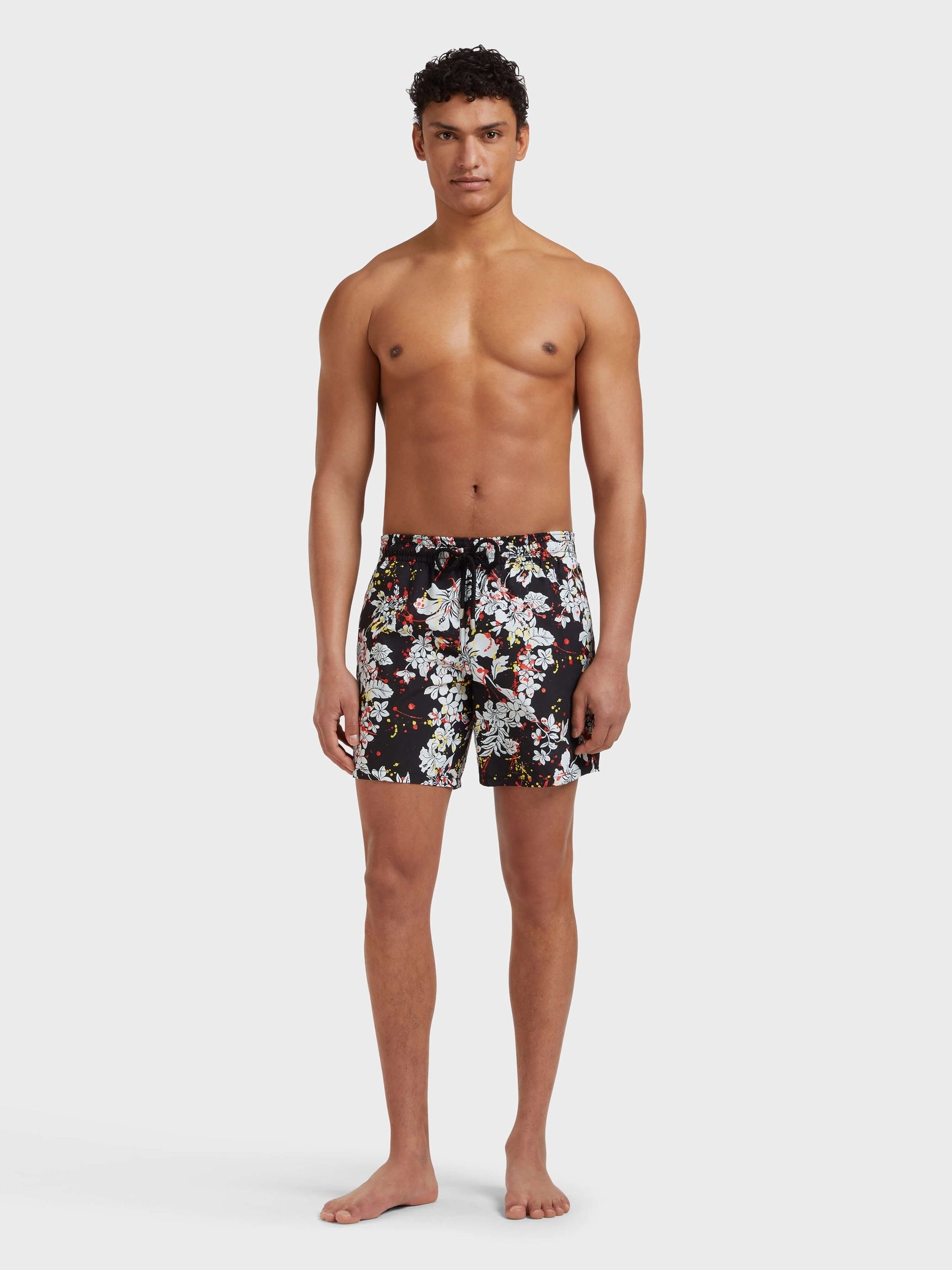 Men swim shorts flower splash - vbq x palm angels