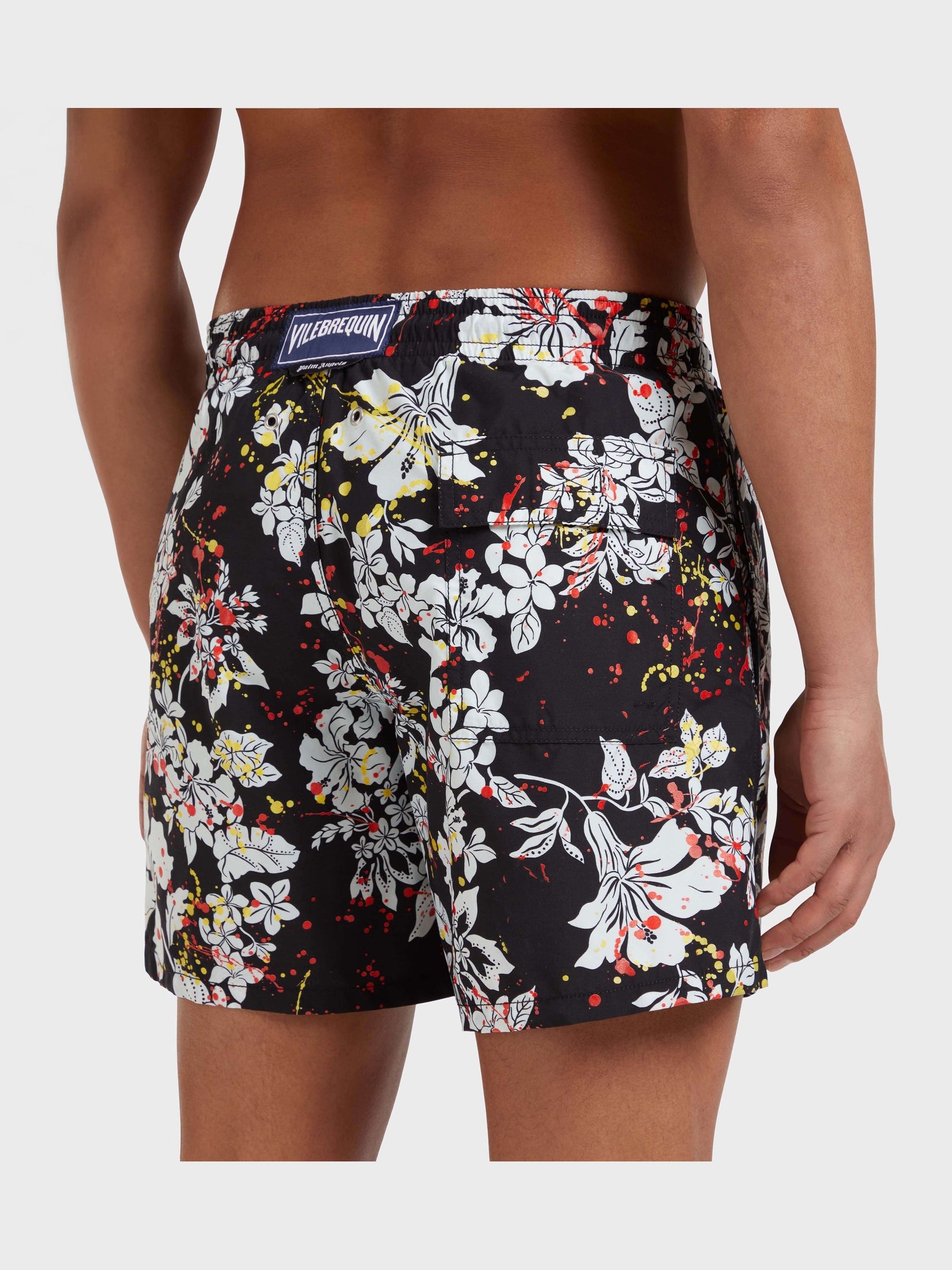 Men swim shorts flower splash - vbq x palm angels