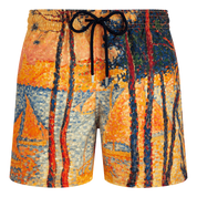 Men 360 Swim Shorts Voile et Pins - Vilebrequin x Paul Signac