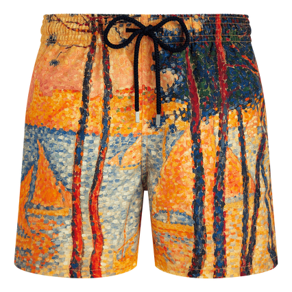 Men 360 Swim Shorts Voile et Pins - Vilebrequin x Paul Signac