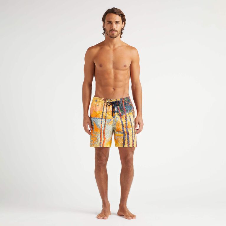 Men 360 Swim Shorts Voile et Pins - Vilebrequin x Paul Signac