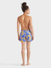 Men stretch short swim shorts poulpes
