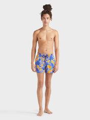 Men stretch short swim shorts poulpes