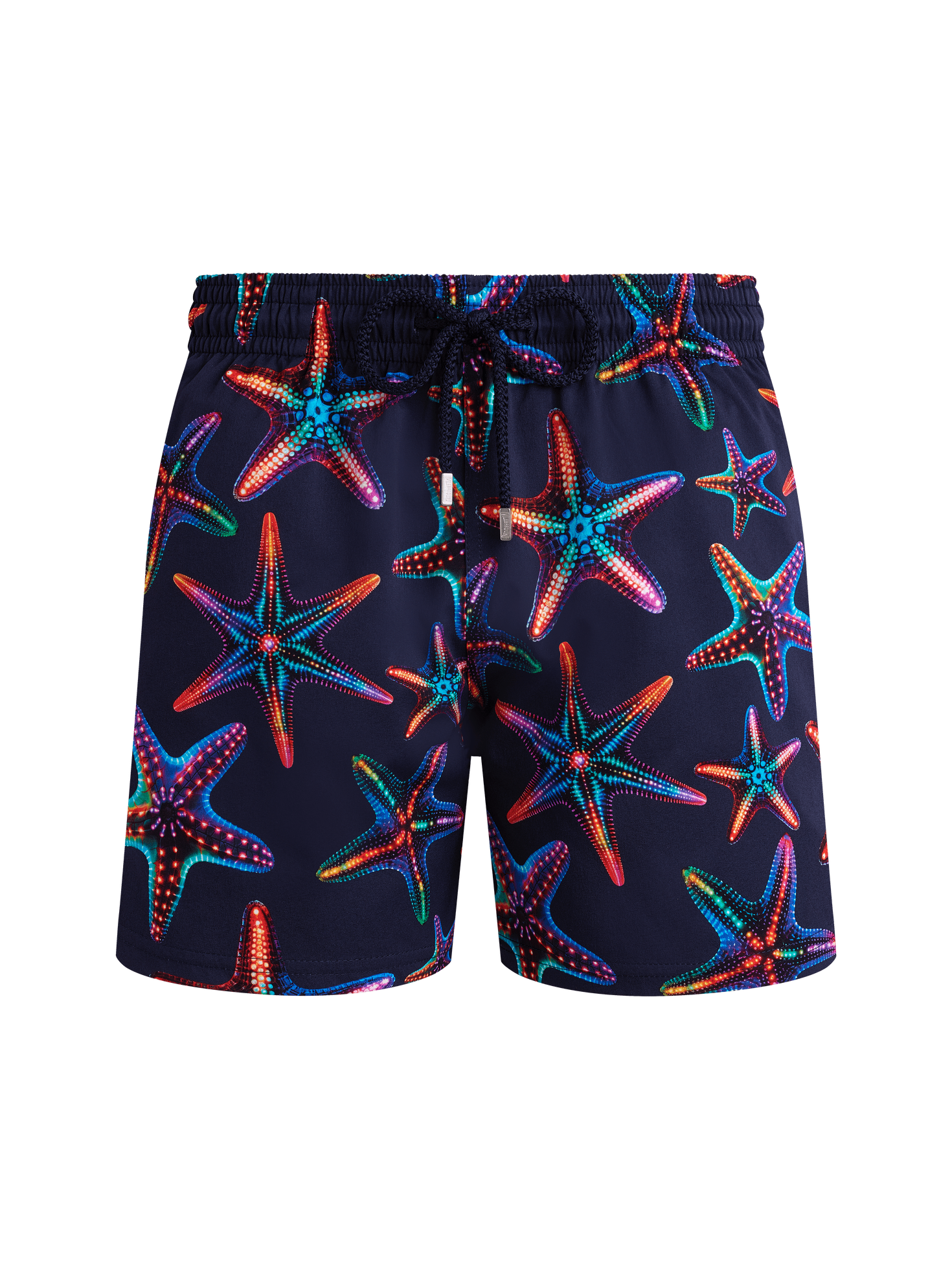 Men stretch short swim shorts disco stars