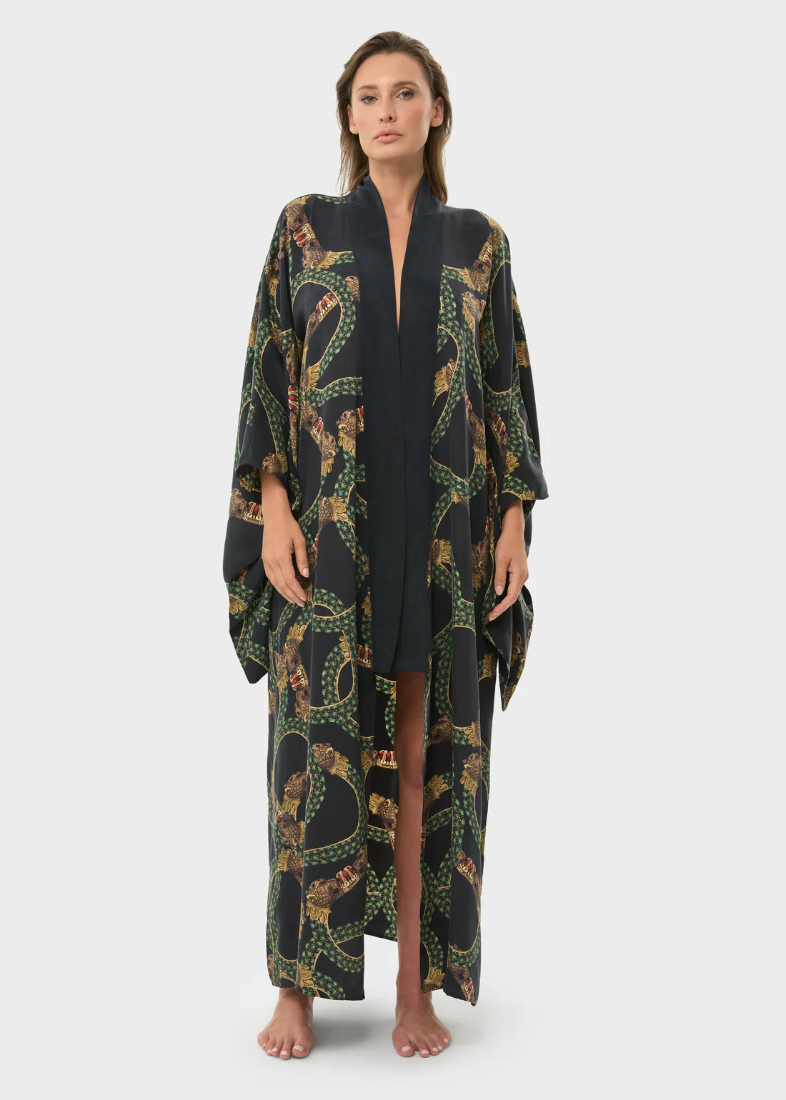 OKIDI MYSTIQUE ANYA ORIENTAL KIMONO ROBE