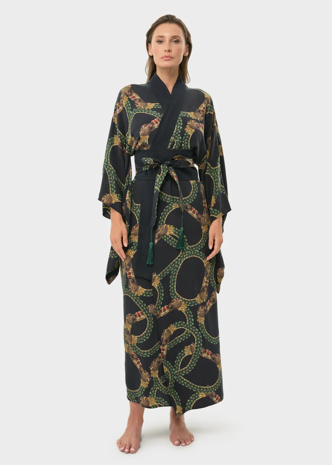 OKIDI MYSTIQUE ANYA ORIENTAL KIMONO ROBE