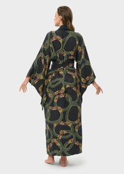 OKIDI MYSTIQUE ANYA ORIENTAL KIMONO ROBE