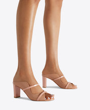 Norah 70 Blush Leather Sandals