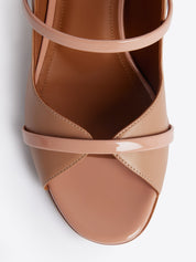 Norah 70 blush leather sandals