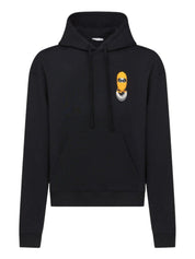 Hoodie small mask print