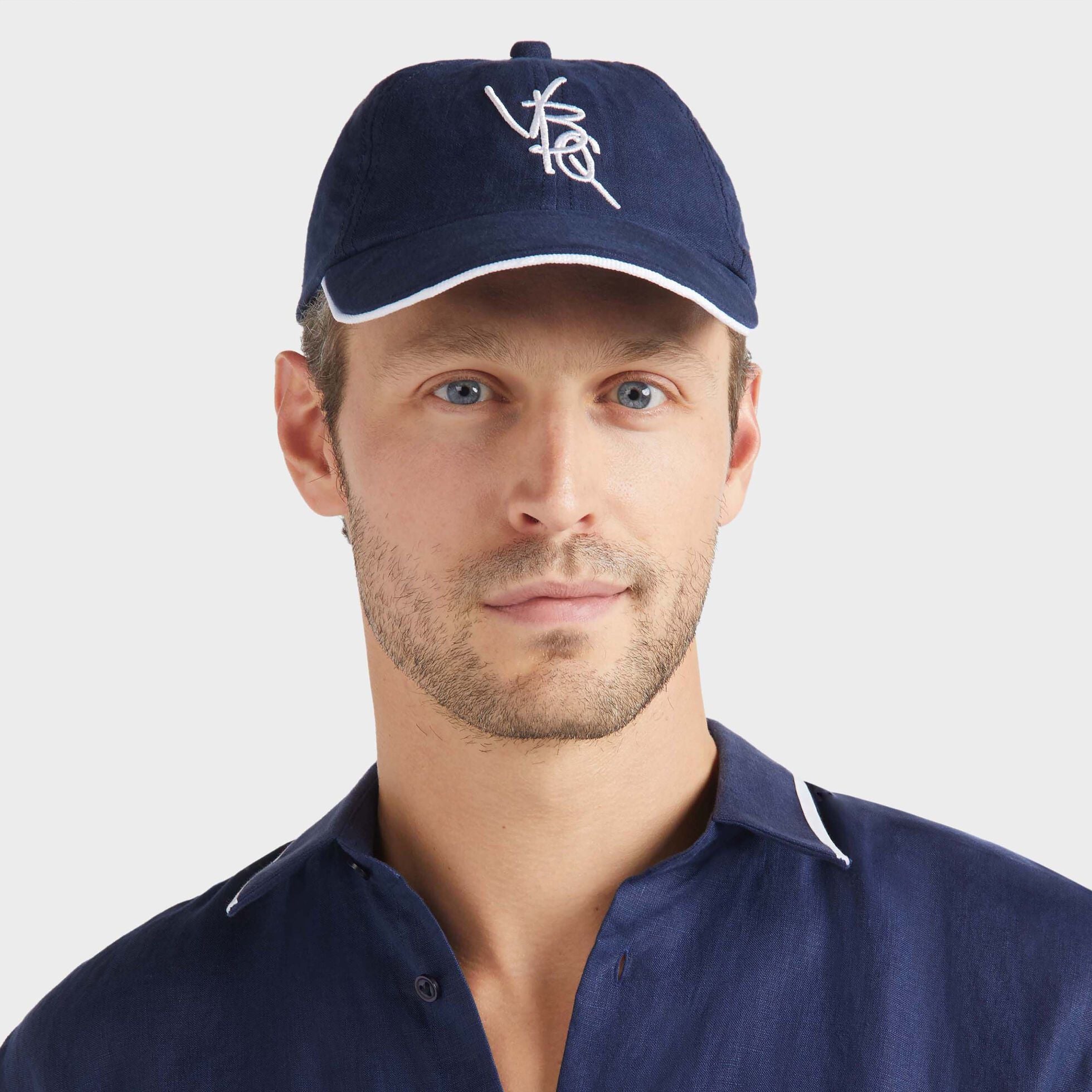 Men Linen Cap VBQ Line