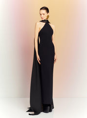 The Ophelia Maxi Dress in Black