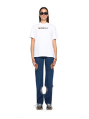 Bookish flowers logo tee