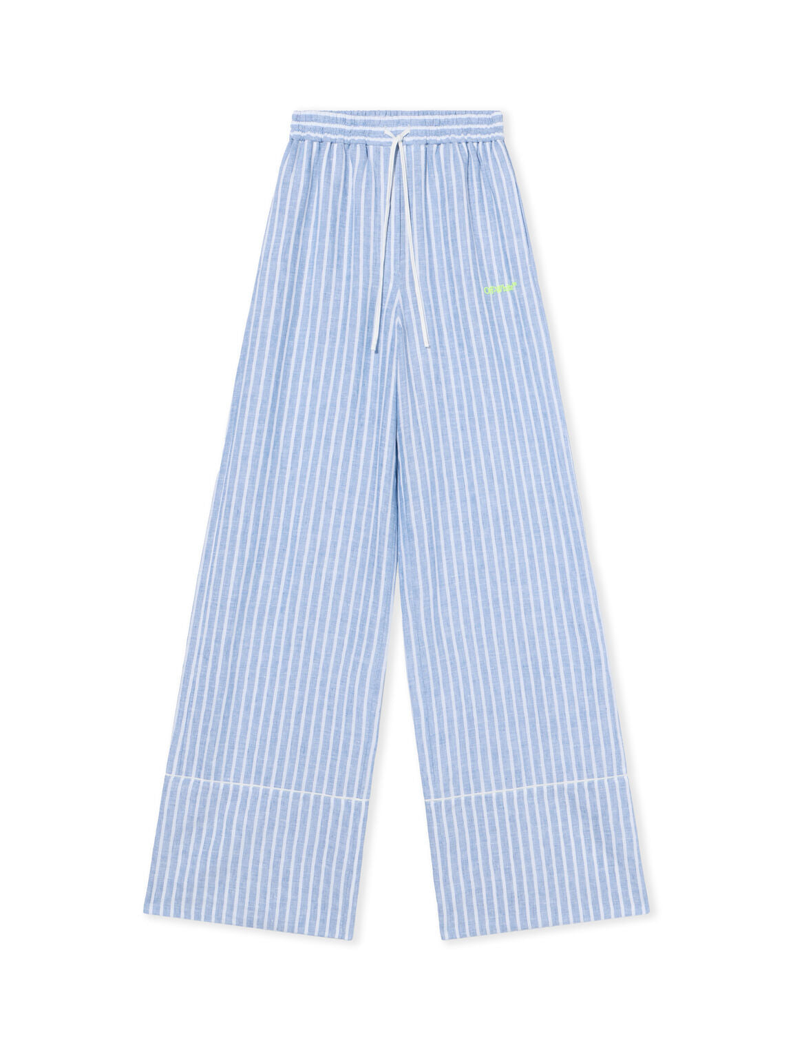 Striped Wide-Leg Pants