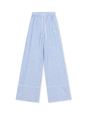 Striped Wide-Leg Pants