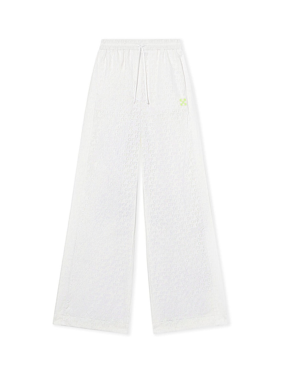 Off stamp wide-leg pants