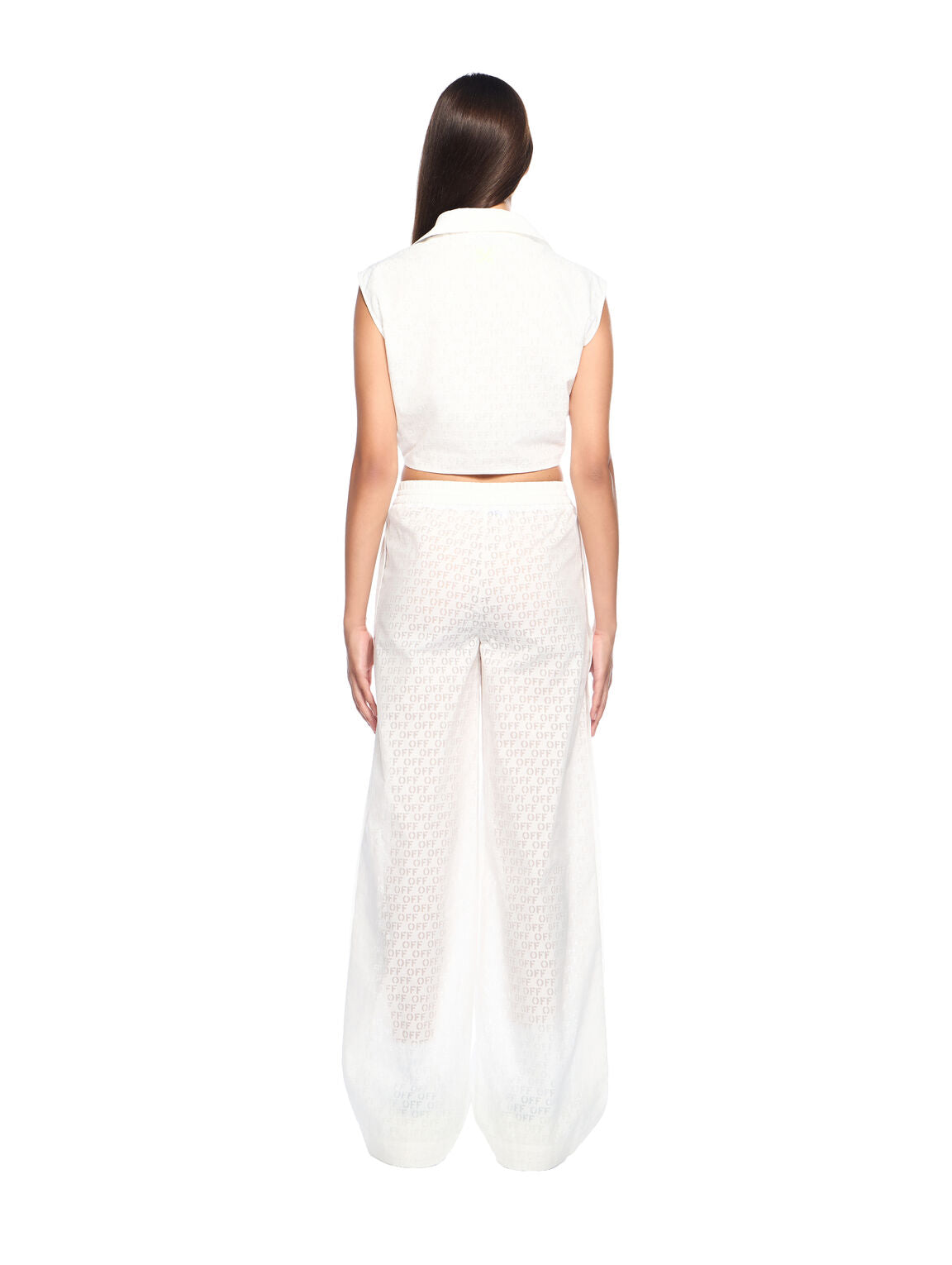 Off Stamp Wide-Leg Pants