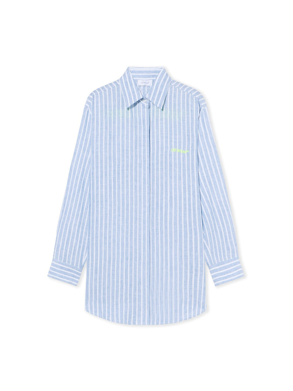 Striped over shirt dress