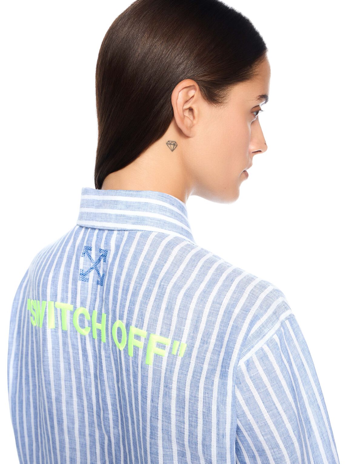 Striped Over Shirt Dress