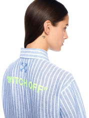 Striped Over Shirt Dress