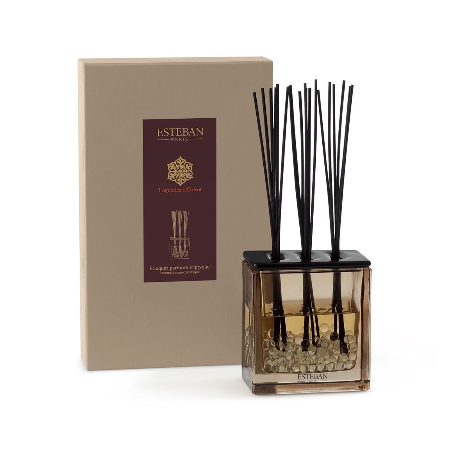 SCENTED BOUQUET TRIPTYQUE AND ITS 250 ML REFILL - MOKA EDITI