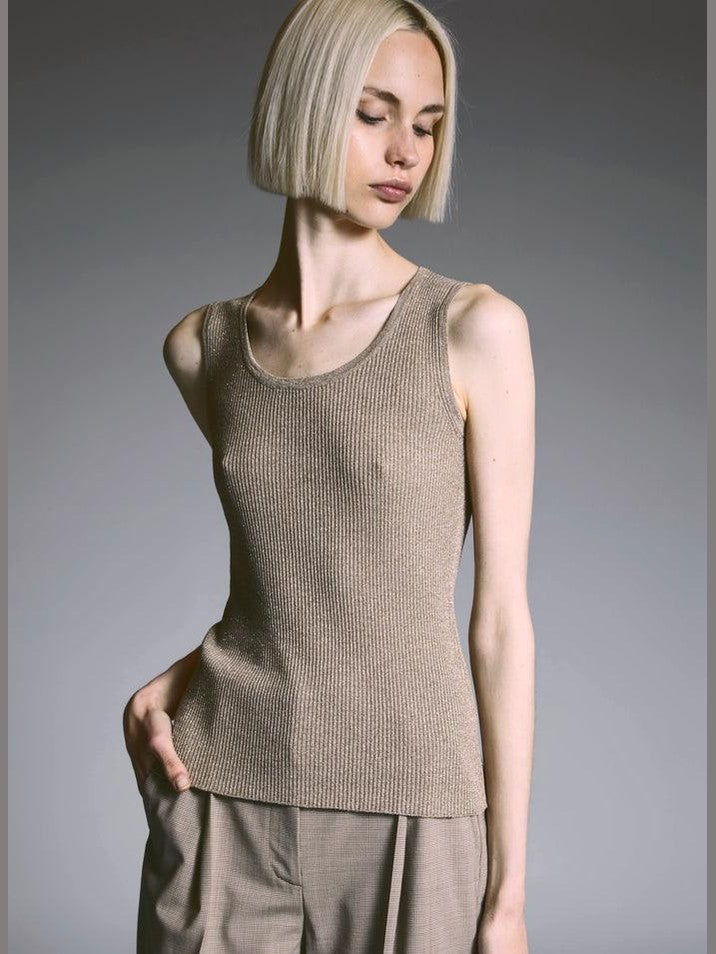 Knit tank top