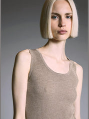 Knit tank top
