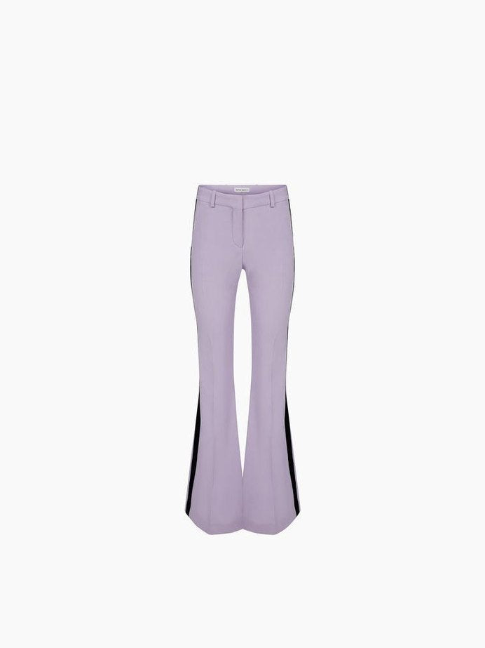 Flared tuxedo pants