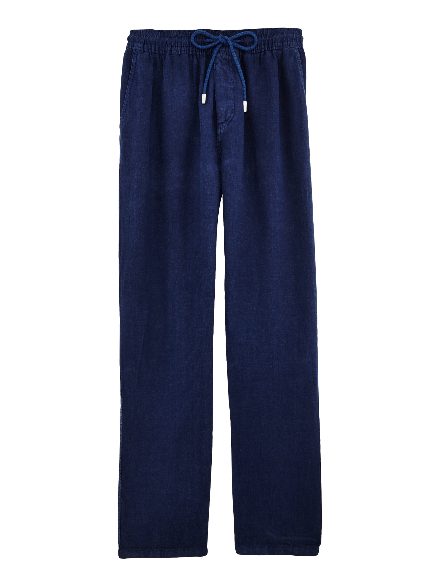 Men linen pants solid