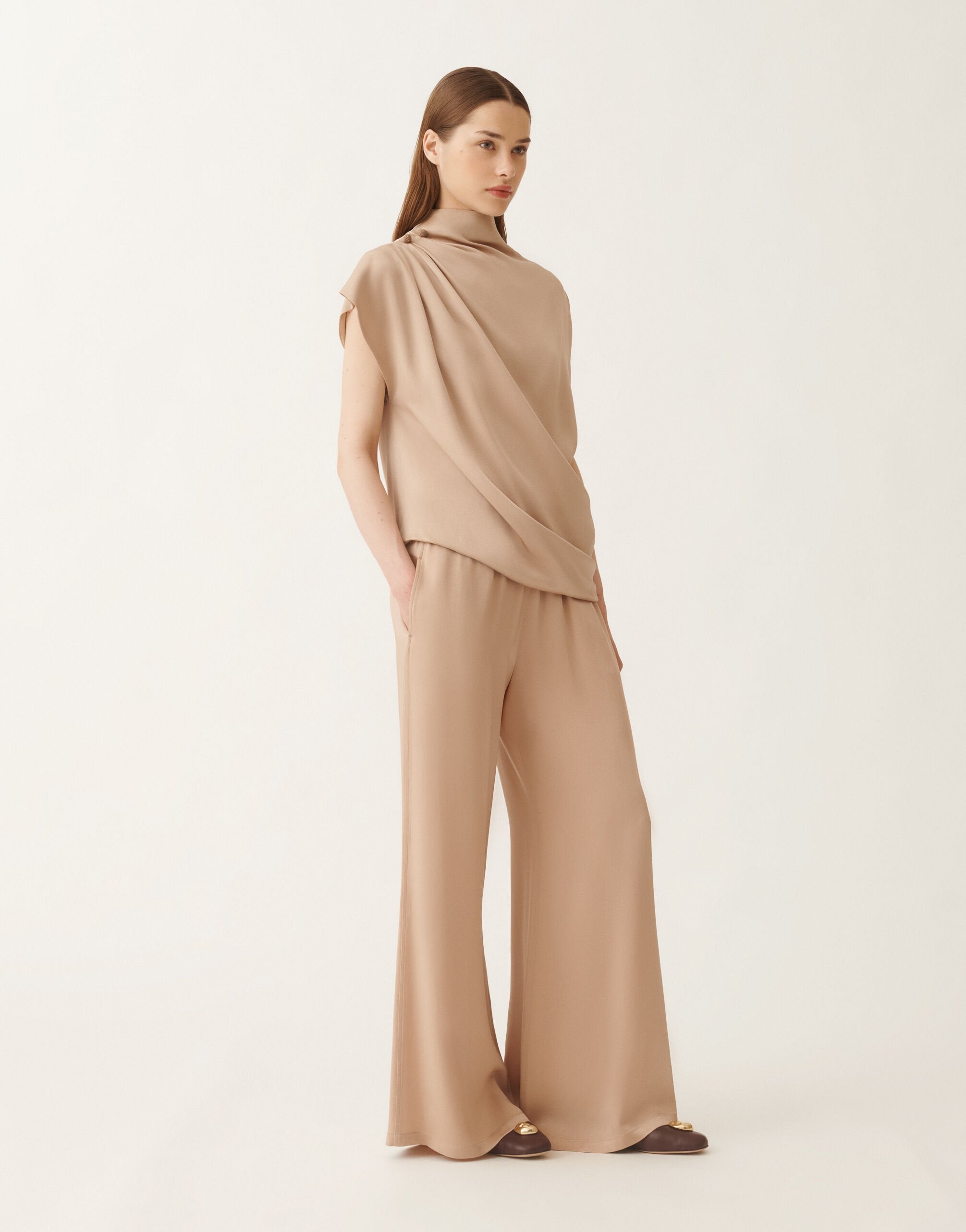 Amelia Envers Satin Trousers