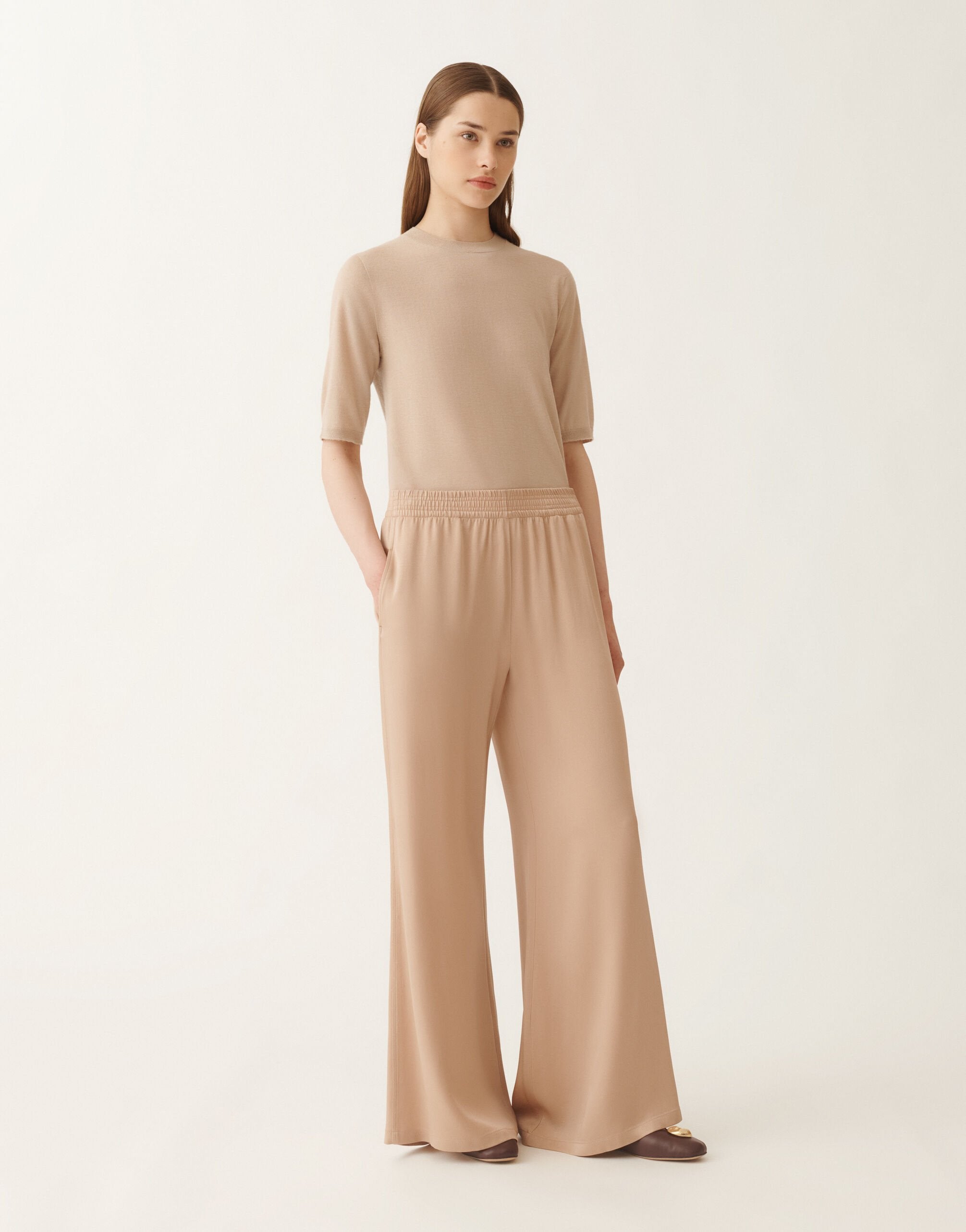 Amelia Envers Satin Trousers