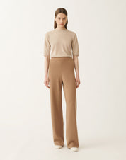 MERINO WOOL WIDE JOGGING TROUSERS