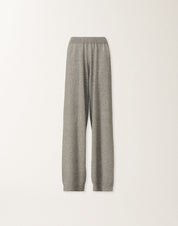 PLATINUM WIDE JOGGING TROUSERS WITH FILO DIAMANTE LOOP