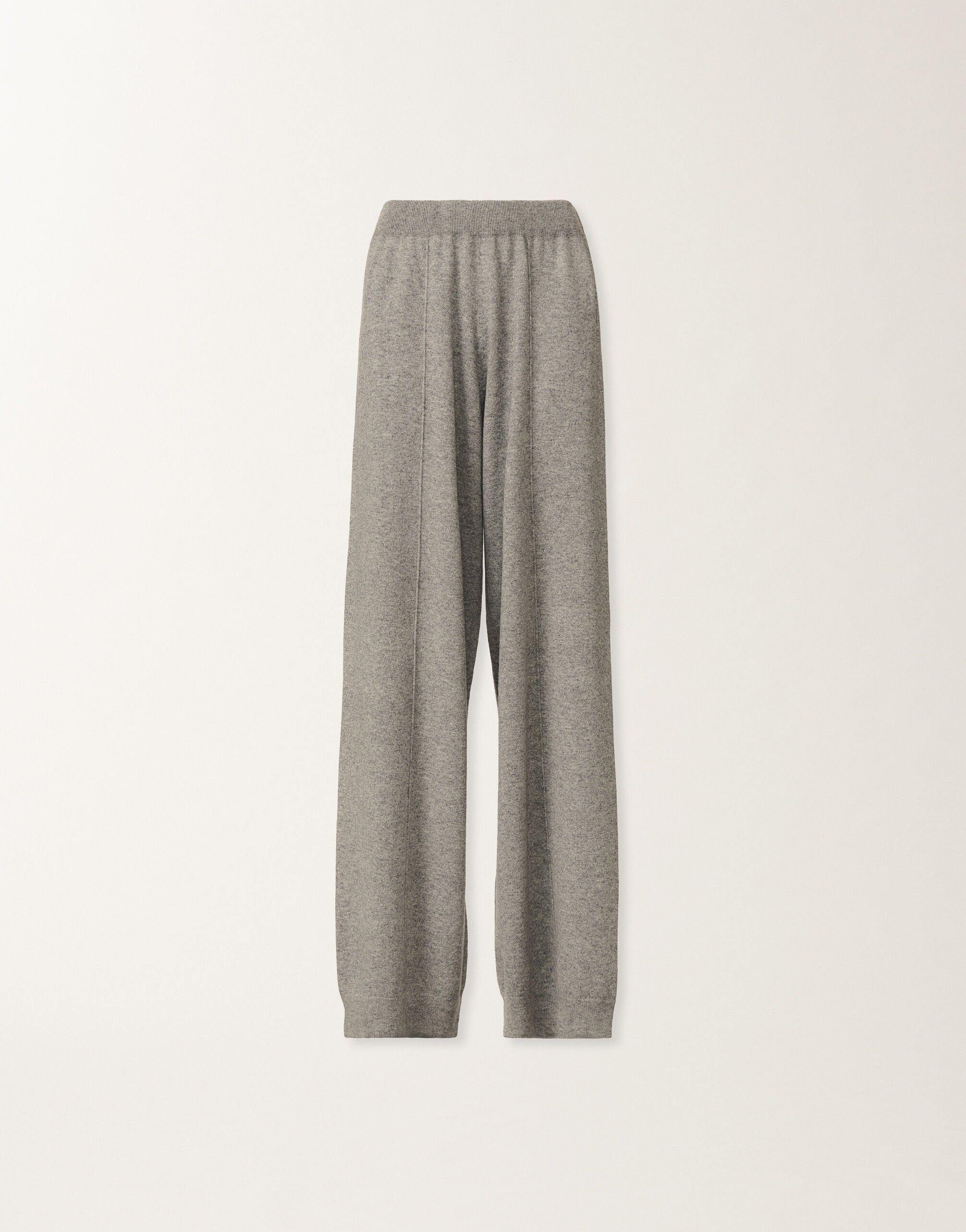 PLATINUM WIDE JOGGING TROUSERS WITH FILO DIAMANTE LOOP