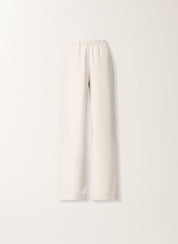 Trevi pants in optical white poplin