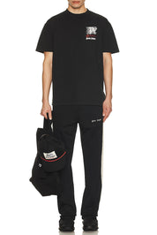 Palm Angels x Haas racing-print cotton T-shirt تيشيرت 