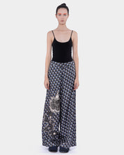 PANAIA TWILL SILK PRINT WIDE LEG LONG PANTS WITH TWILL SILK PRINT
EMBROIDERY APPLIQUÉ